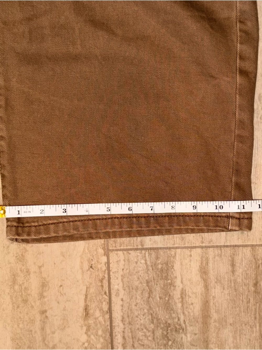 NWT WILD FABLE Brown Wide-Leg Tie-Waist Women’s Rigid Denim Low Rise Size 6/R - Picture 9 of 14